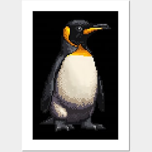 Pixelated Penguin Artistry Posters and Art